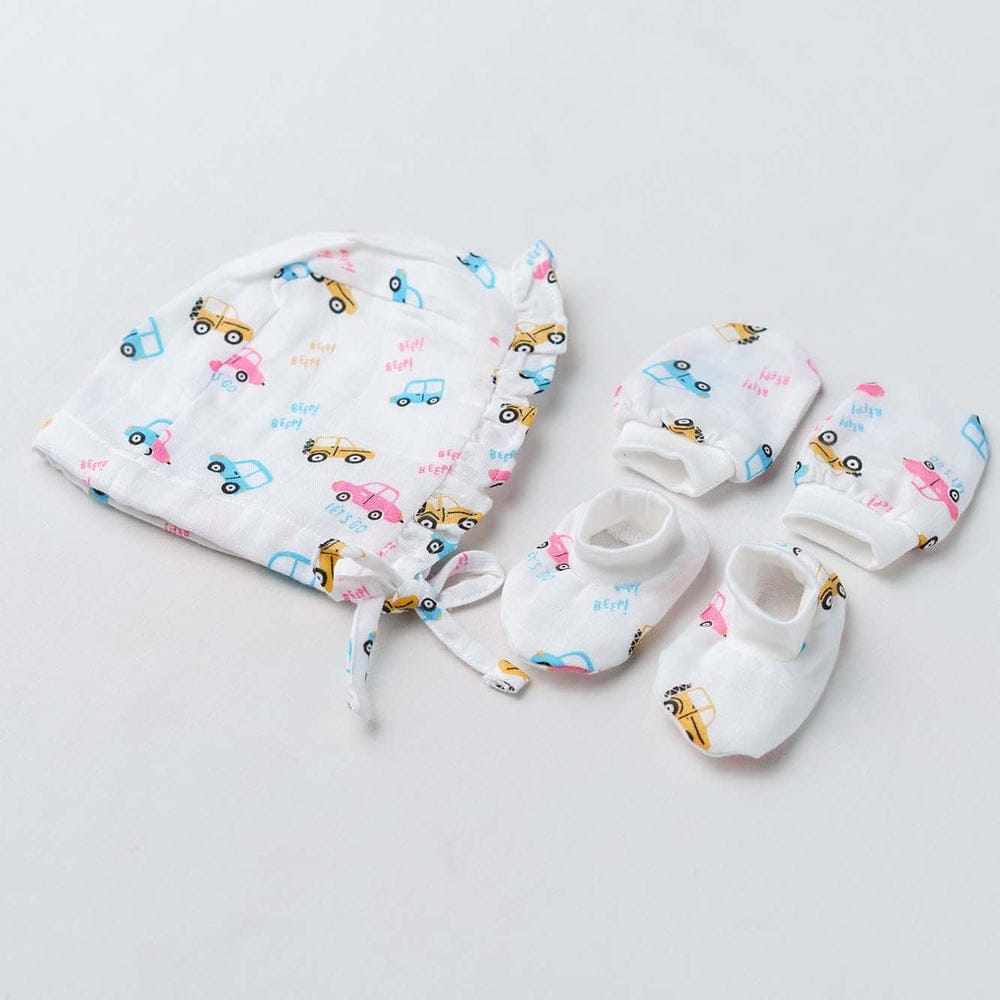 Firstin Cap Mitten Booties