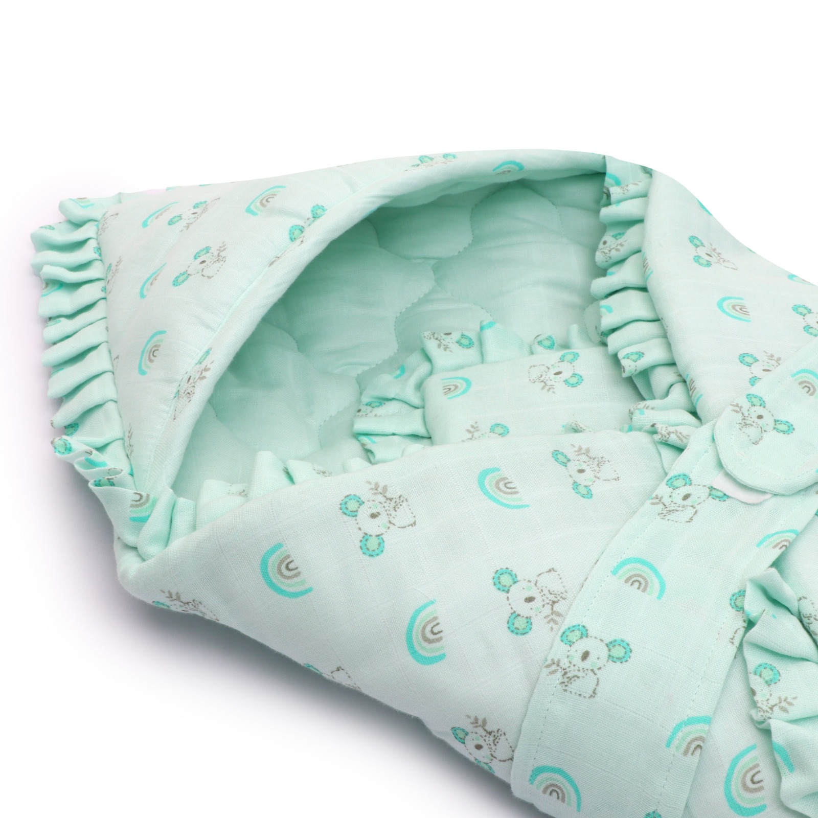 FirstIn Muslin Wrapper For Newbron Baby