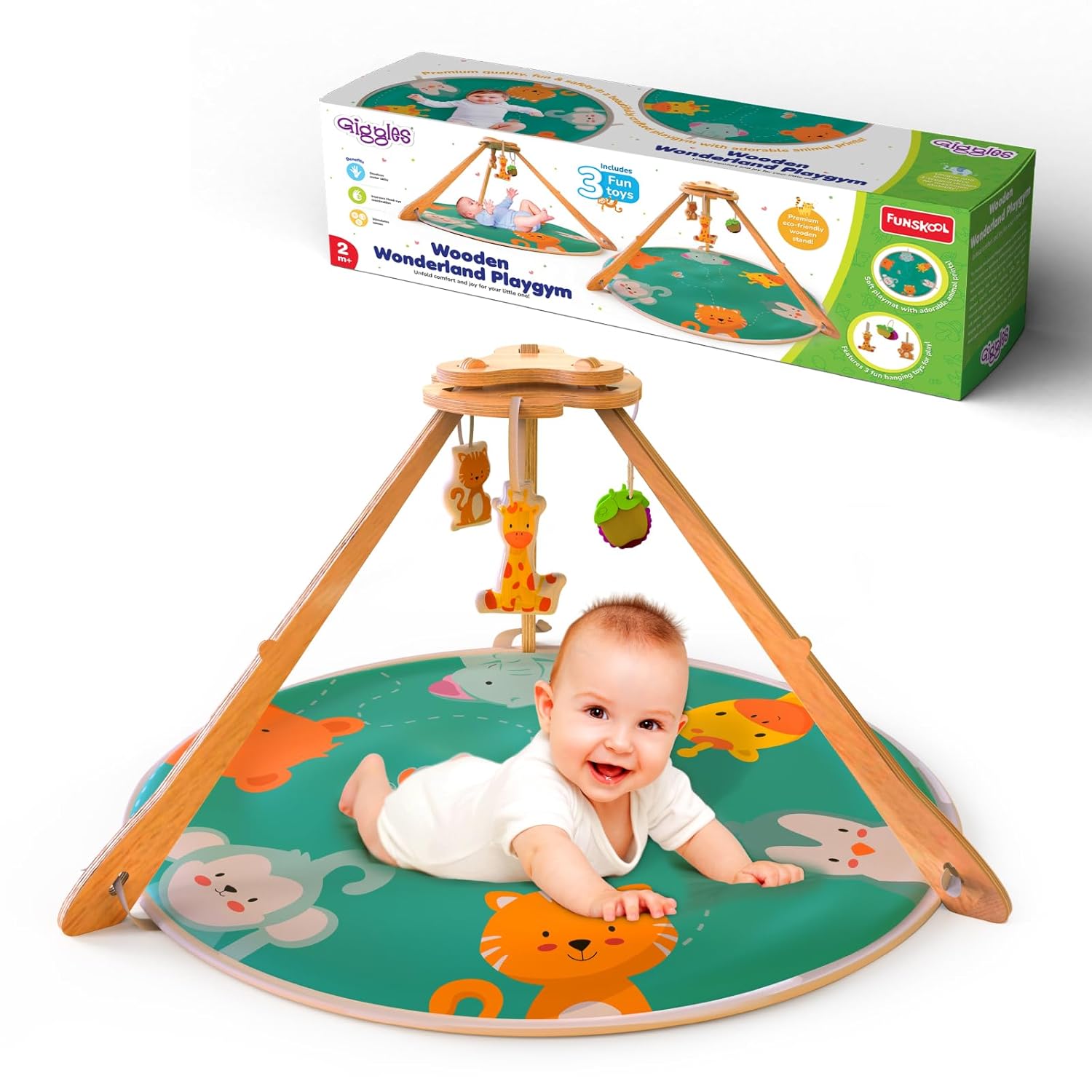 Funskool Wooden Playgym Baby