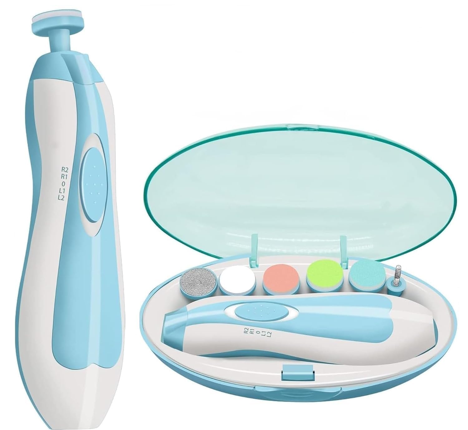 Nail Trimmer 6 Grinding Heads